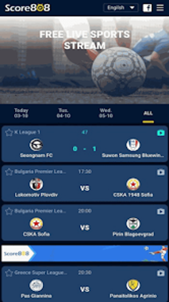 Score808 live APK for Android Download